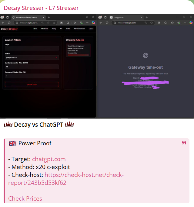 Decay Stresser-L7 Stresser针对ChatGPT网站-xLab 威胁情报