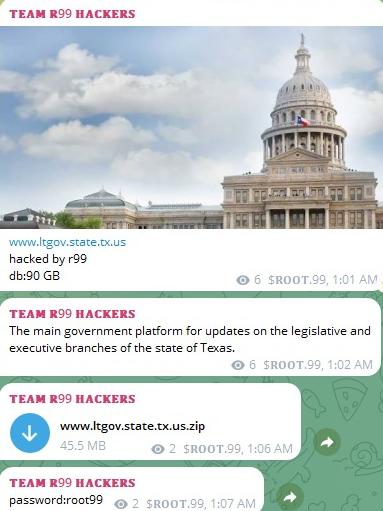 Alleged data breach of Office of the Texas Lieutenant Governor-xLab 威胁情报