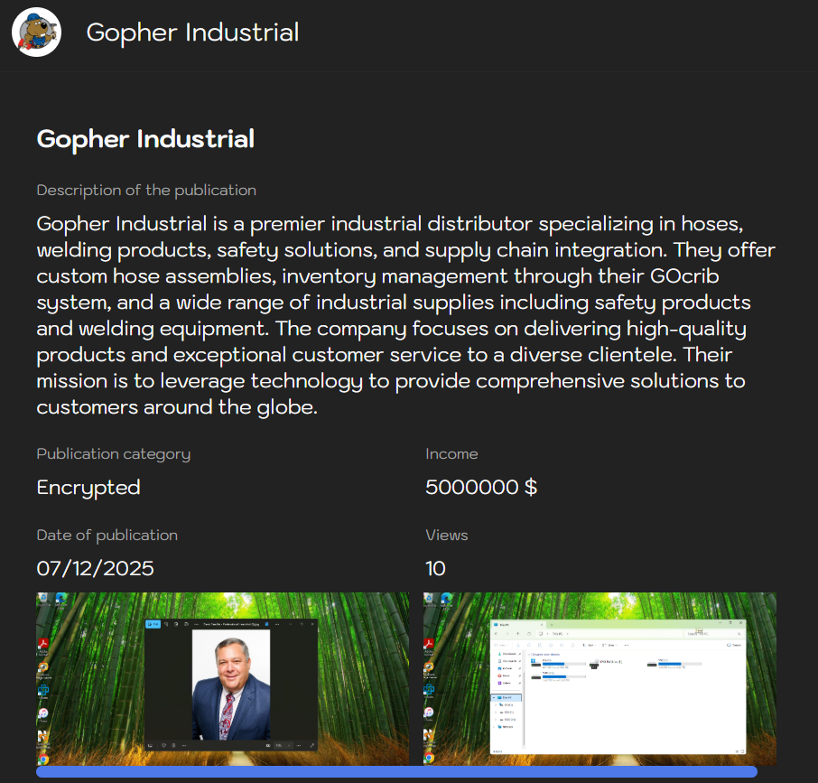 Inc.歌斐实业成为Sinobi勒索软件的受害者-xLab 威胁情报