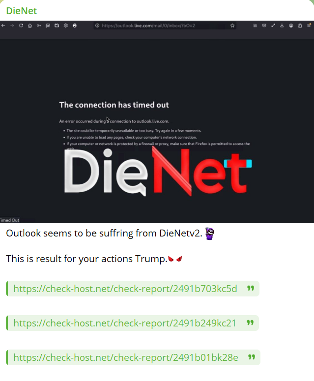 DieNet瞄准Microsoft Outlook网站-xLab 威胁情报