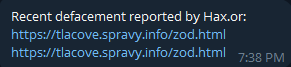 Hax.or targets the website of Tlačové Správy-xLab 威胁情报