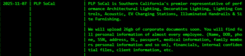 PLP SoCal成为akira勒索软件的受害者-xLab 威胁情报