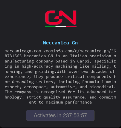 MECCANICA GN S.p.A. falls victim to The Gentlemen ransomware-xLab 威胁情报