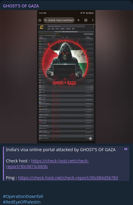 加沙幽灵的目标是印度签证申请门户网站-xLab 威胁情报