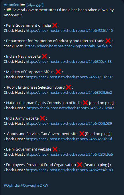 AnonSec瞄准印度海军网站-xLab 威胁情报