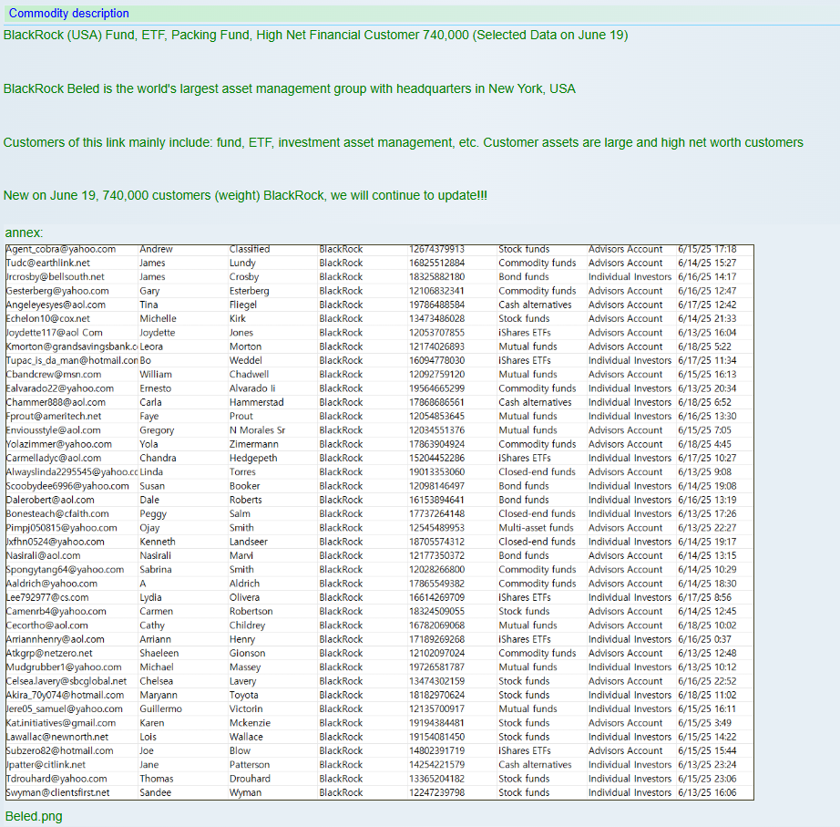 贝莱德涉嫌数据外泄-xLab 威胁情报