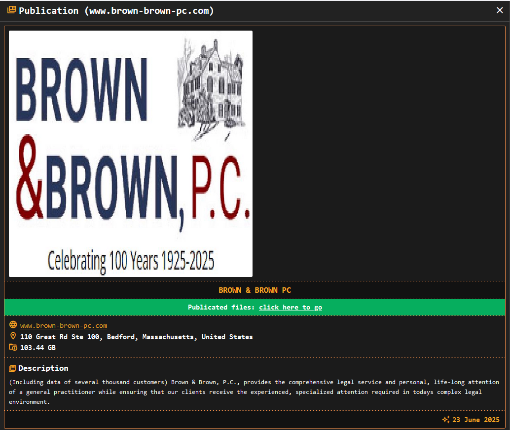 Brown和Brown，PC成为DragonForce勒索软件的受害者-xLab 威胁情报