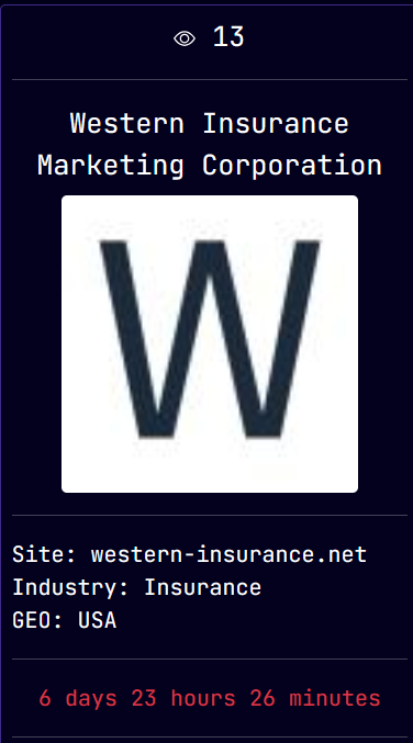 西Insurance营销公司成为Sarcoma勒索软件的受害者-xLab 威胁情报