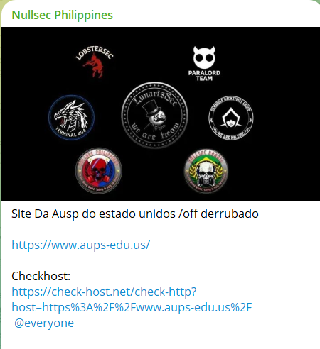 Nullsec Philippines针对American professional研究大学网站-xLab 威胁情报