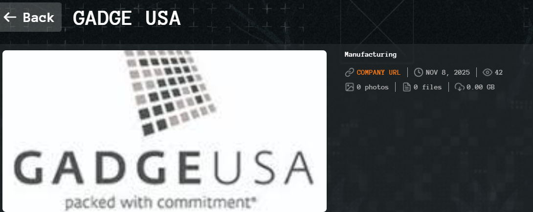 Gadge USA成为Qilin勒索软件的受害者-xLab 威胁情报