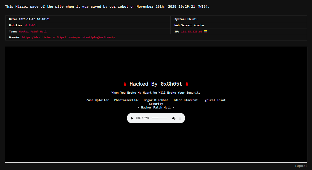 心碎的黑客攻击SoftPal Technologies Pvt Ltd网站-xLab 威胁情报