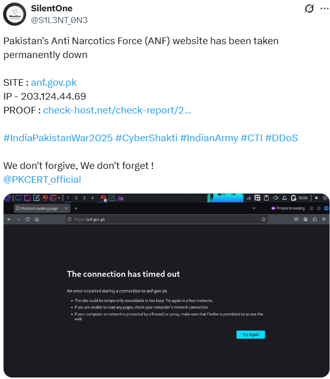 SilentOne针对缉毒部队(ANF)网站-xLab 威胁情报