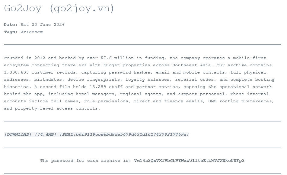 Go2Joy falls victim to Ransomexx Ransomware-xLab 威胁情报