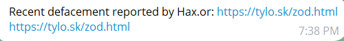 Hax.or targets the website of Tylo-xLab 威胁情报