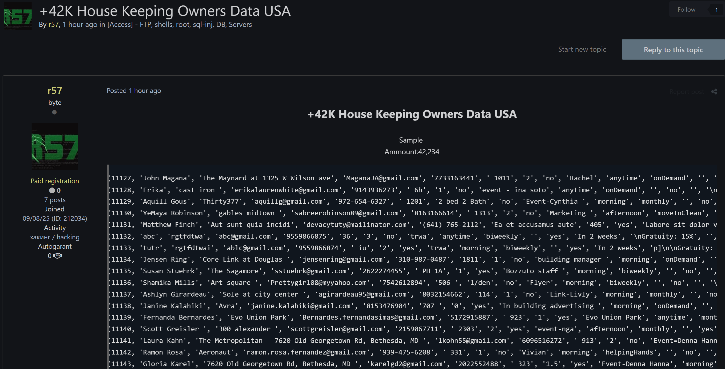 涉嫌数据泄露美国家政业主数据-xLab 威胁情报