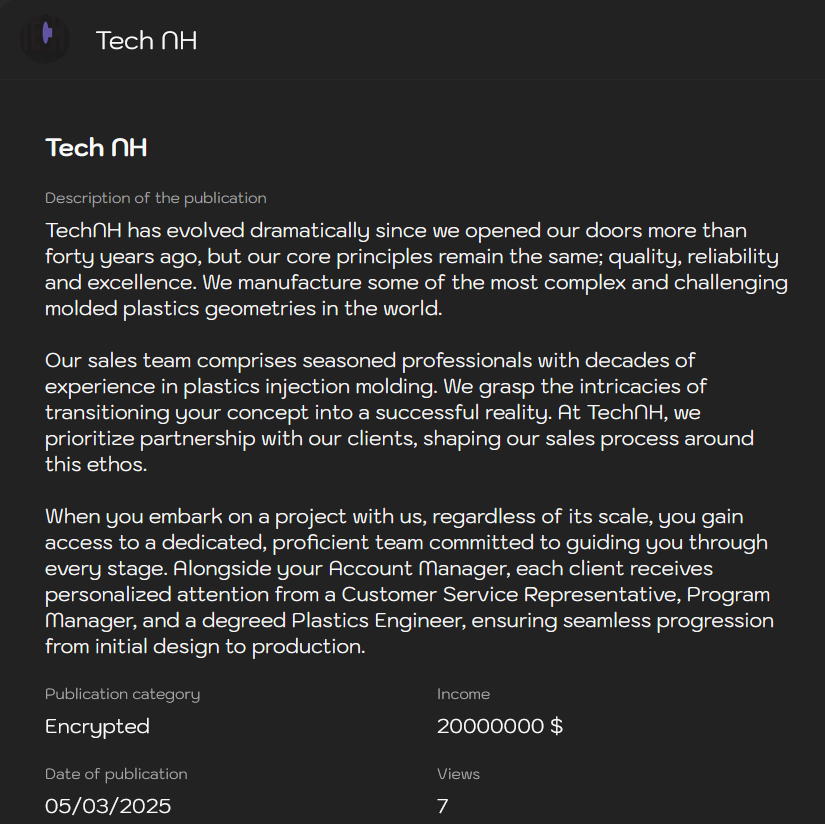 TechNH，Inc.成为LYNX勒索软件的受害者-xLab 威胁情报