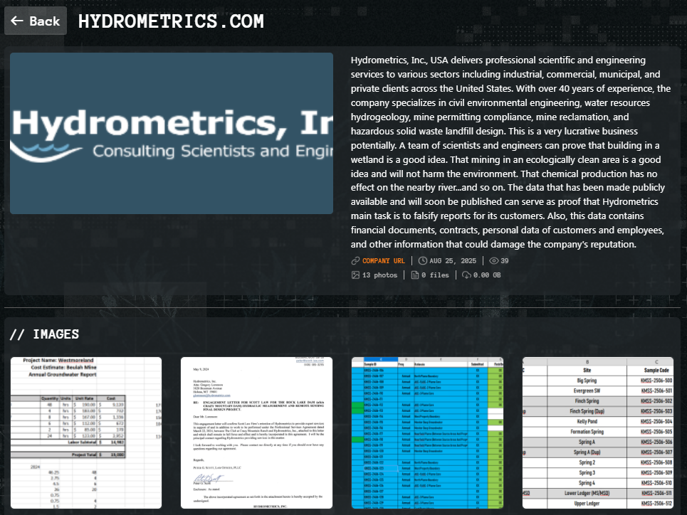 Inc.水文测量公司成为Qilin勒索软件的受害者-xLab 威胁情报