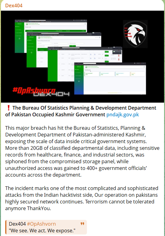 AJ&K规划发展部涉嫌数据外泄-xLab 威胁情报