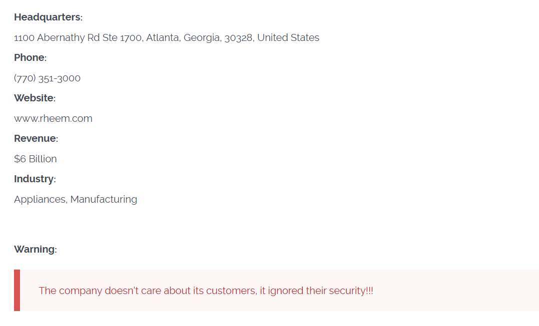Rheem Manufacturing成为CL0P勒索软件的受害者-xLab 威胁情报
