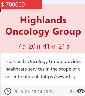 高地肿瘤学成为MEDUSA勒索软件的受害者-xLab 威胁情报