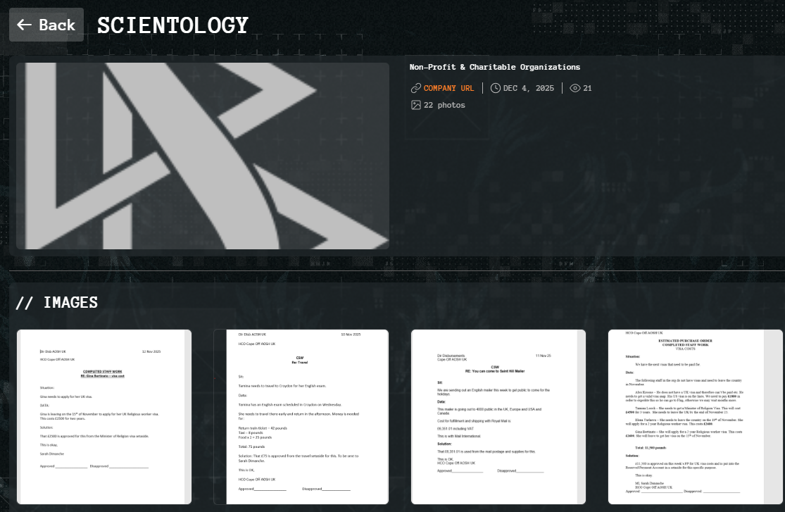 山达基成为Qilin勒索软件的受害者-xLab 威胁情报