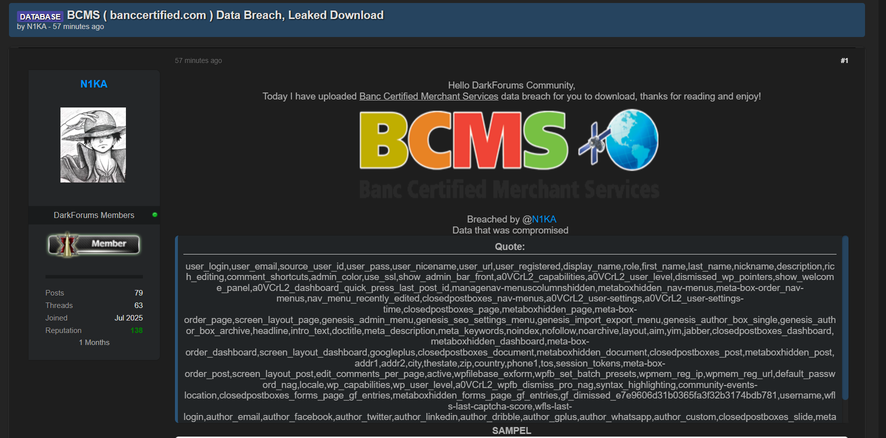 涉嫌出售银行认证商户服务的数据-xLab 威胁情报