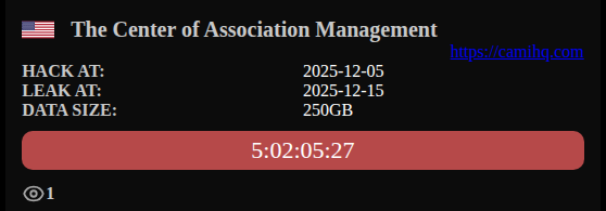 协会管理中心(CAMI)成为NightSpire勒索软件的受害者-xLab 威胁情报