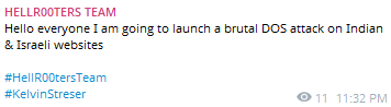 HellR00ters团队声称针对印度和以色列-xLab 威胁情报
