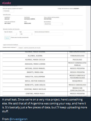 Alleged data breach of Ministerio de Salud-xLab 威胁情报