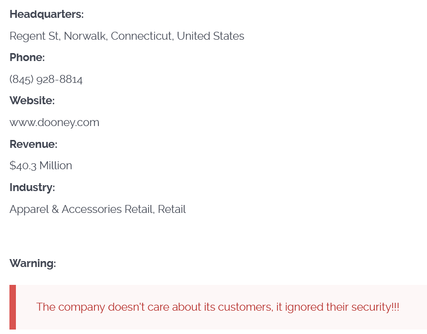 Dooney&Bourke成为CL0P勒索软件的受害者-xLab 威胁情报
