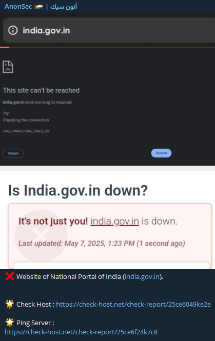 AnonSec瞄准印度国家门户网站-xLab 威胁情报