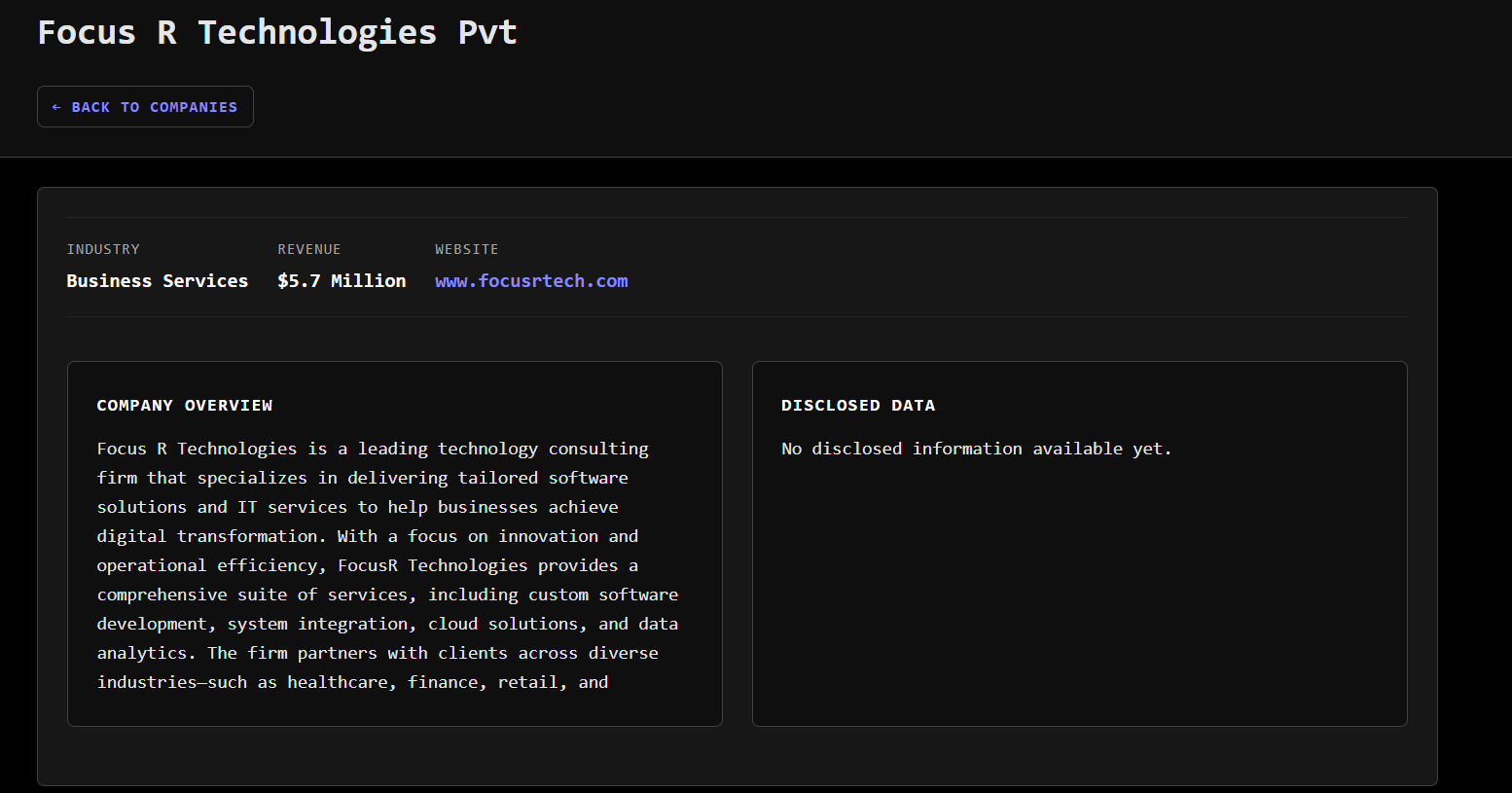 FocusR Technologies涉嫌数据外泄-xLab 威胁情报