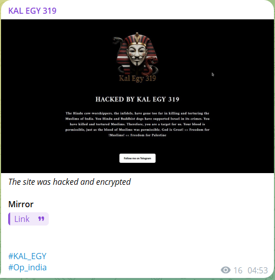 KAL EGY 319瞄准Sri Ayyanar Crackers网站-xLab 威胁情报