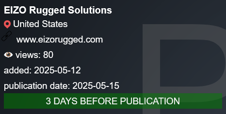 EIZO Rugged Solutions成为PLAY勒索软件的受害者-xLab 威胁情报