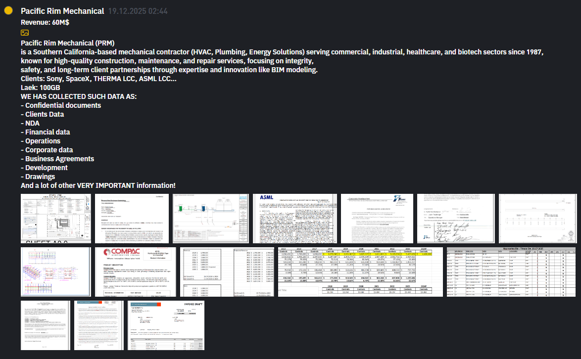 环太平洋机械公司将victim归咎于INC RANSOM勒索软件-xLab 威胁情报