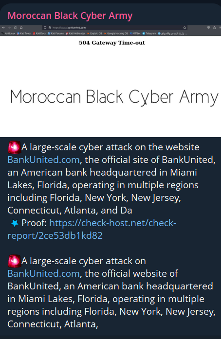 Moroccan Black Cyber Army瞄准联合银行网站-xLab 威胁情报