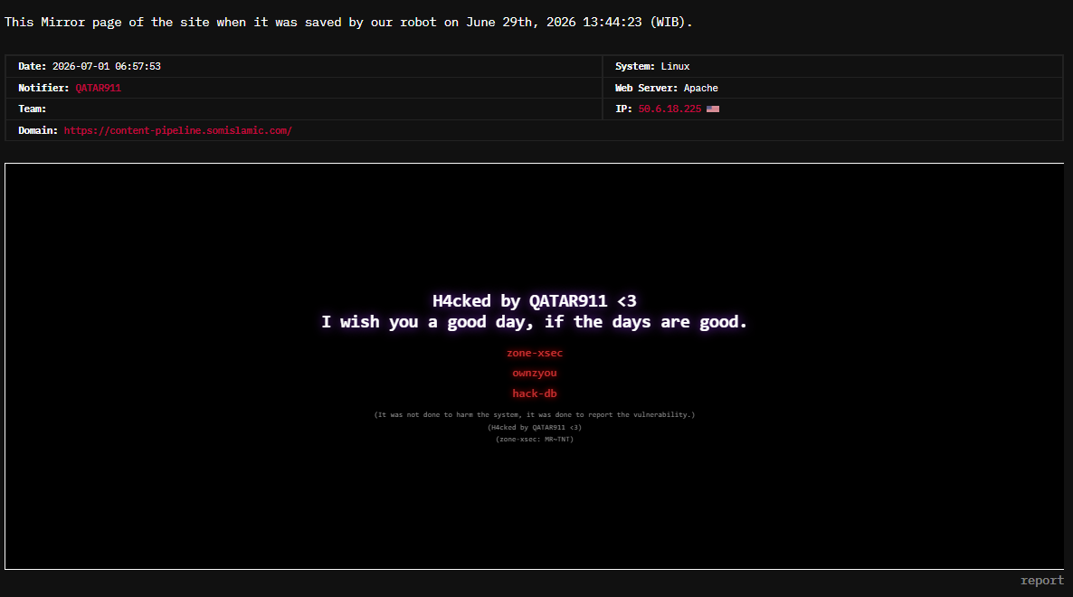 QATAR911 targets the subdomains of Somali Islamic Services (SIS)-xLab 威胁情报