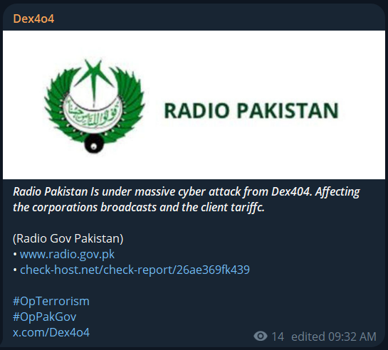 Dex4o4瞄准Radio巴新闻网站-xLab 威胁情报