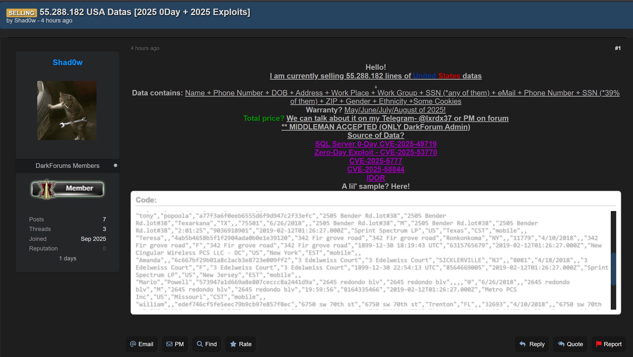 涉嫌数据泄露5520万美国公民个人信息-xLab 威胁情报