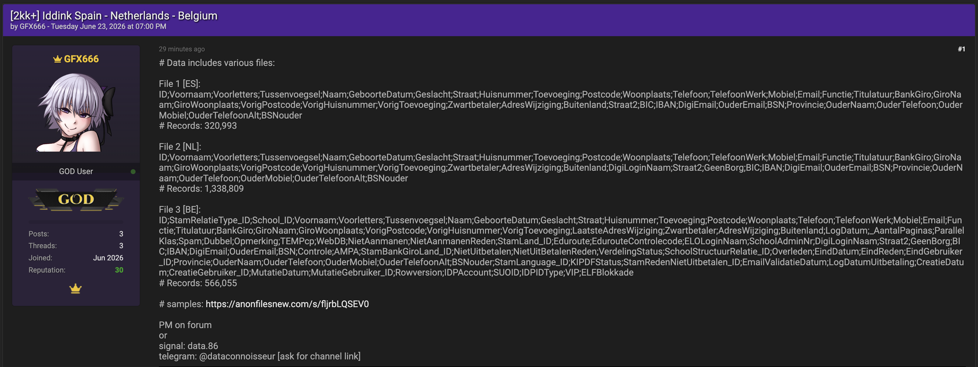 Alleged data leak of Iddink Group-xLab 威胁情报