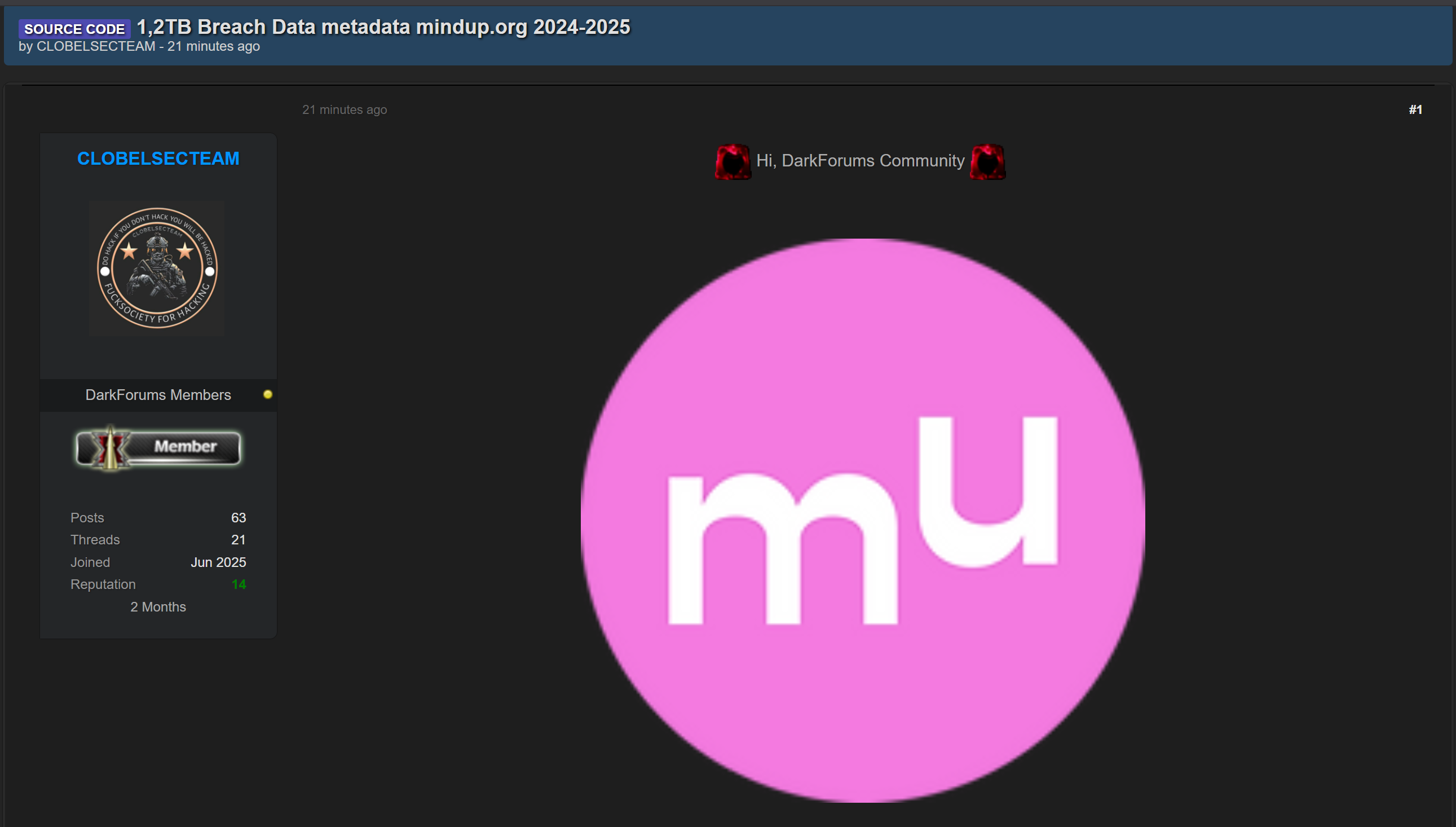 MindUP涉嫌数据外泄-xLab 威胁情报