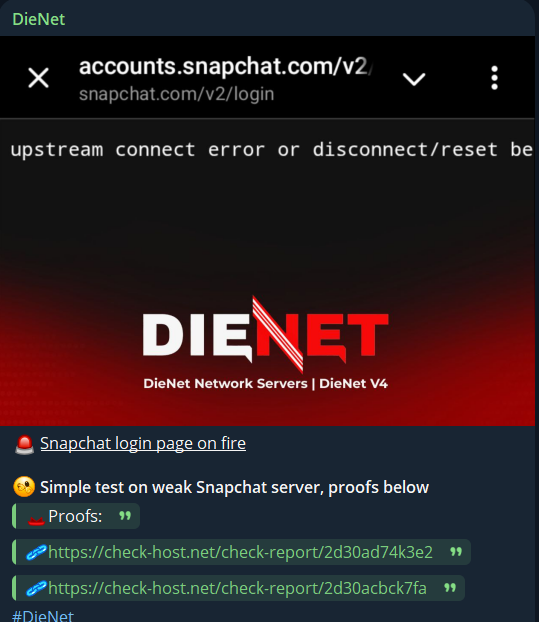 DieNet瞄准Snap Inc网站-xLab 威胁情报