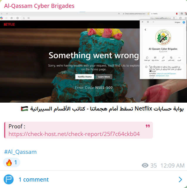 Cyber卡萨姆旅瞄准Netflix网站-xLab 威胁情报