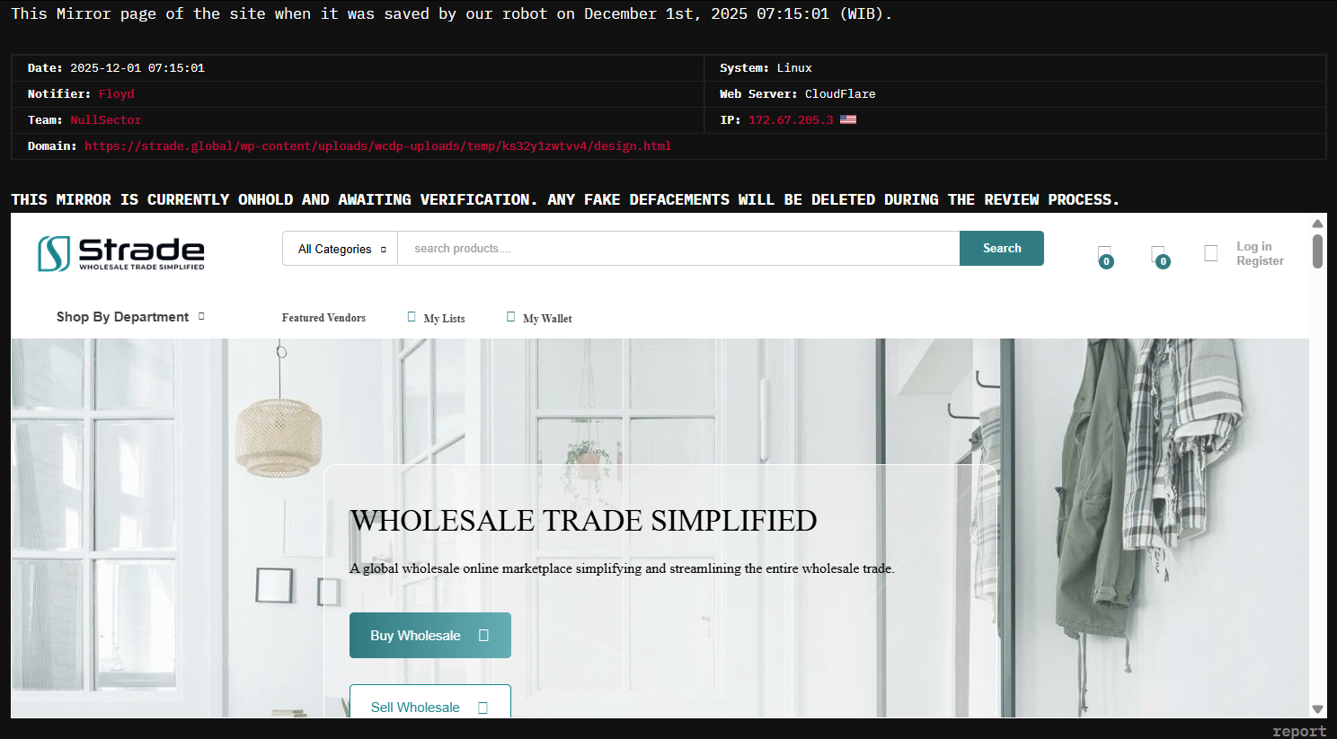 弗洛伊德的目标是Strade.Global的网站。-xLab 威胁情报